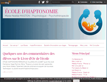 Tablet Screenshot of marienoellemaston.net